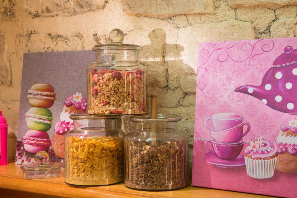 Petit-déjeuner à l'hôtel Cordélia