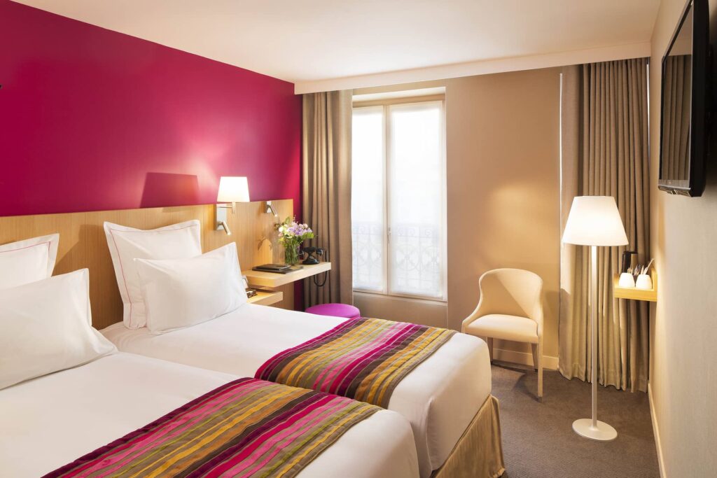 Chambre Twin Hôtel Cordélia Paris