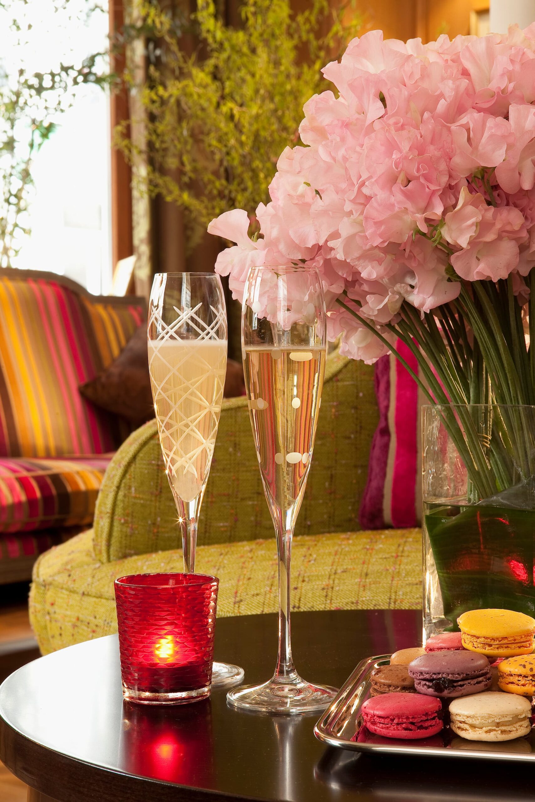 Coupes de Champagne, offres romantiques